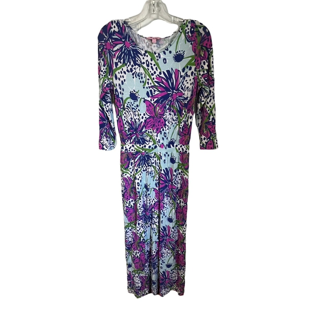 Lilly Pulitzer Nigella Maxi Resort White In The Garden Dress S